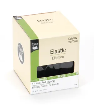 Dritz Non - Roll Elastic 1" Black