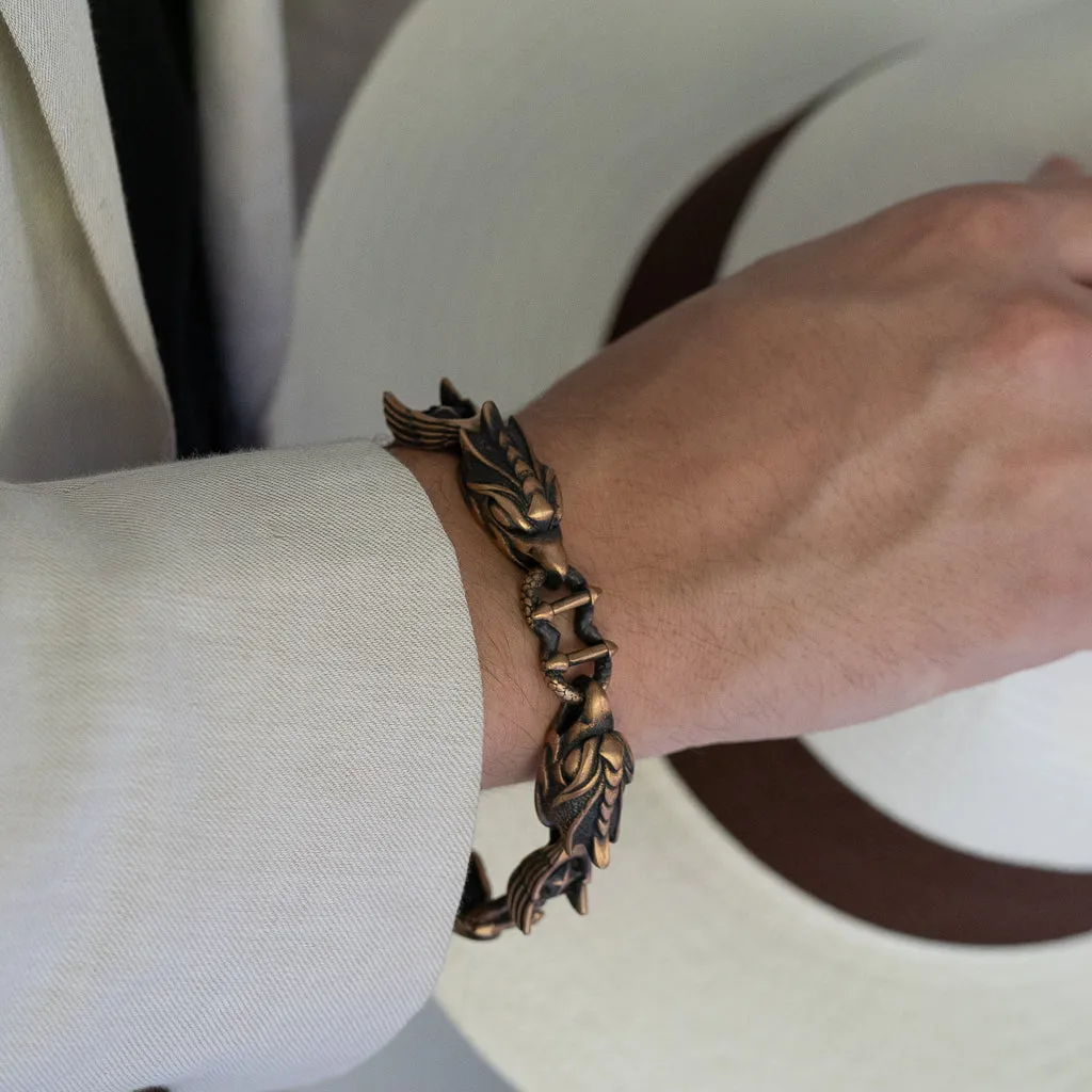Eagle Design Bold Chain Unique Bracelet