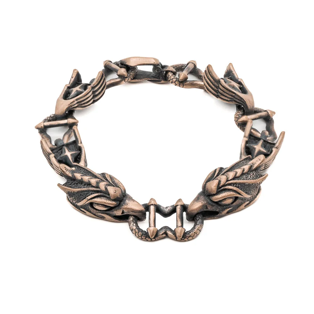 Eagle Design Bold Chain Unique Bracelet