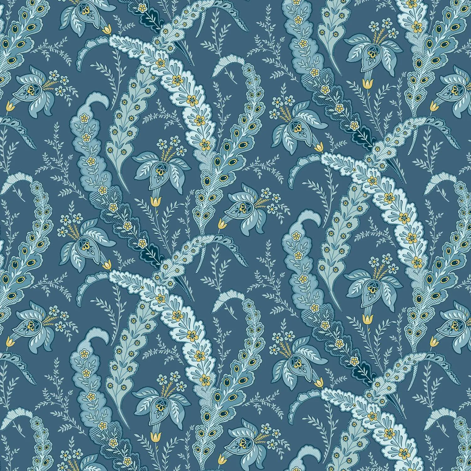 Edyta Sitar | Beach House | Ribbon Glass | Blue