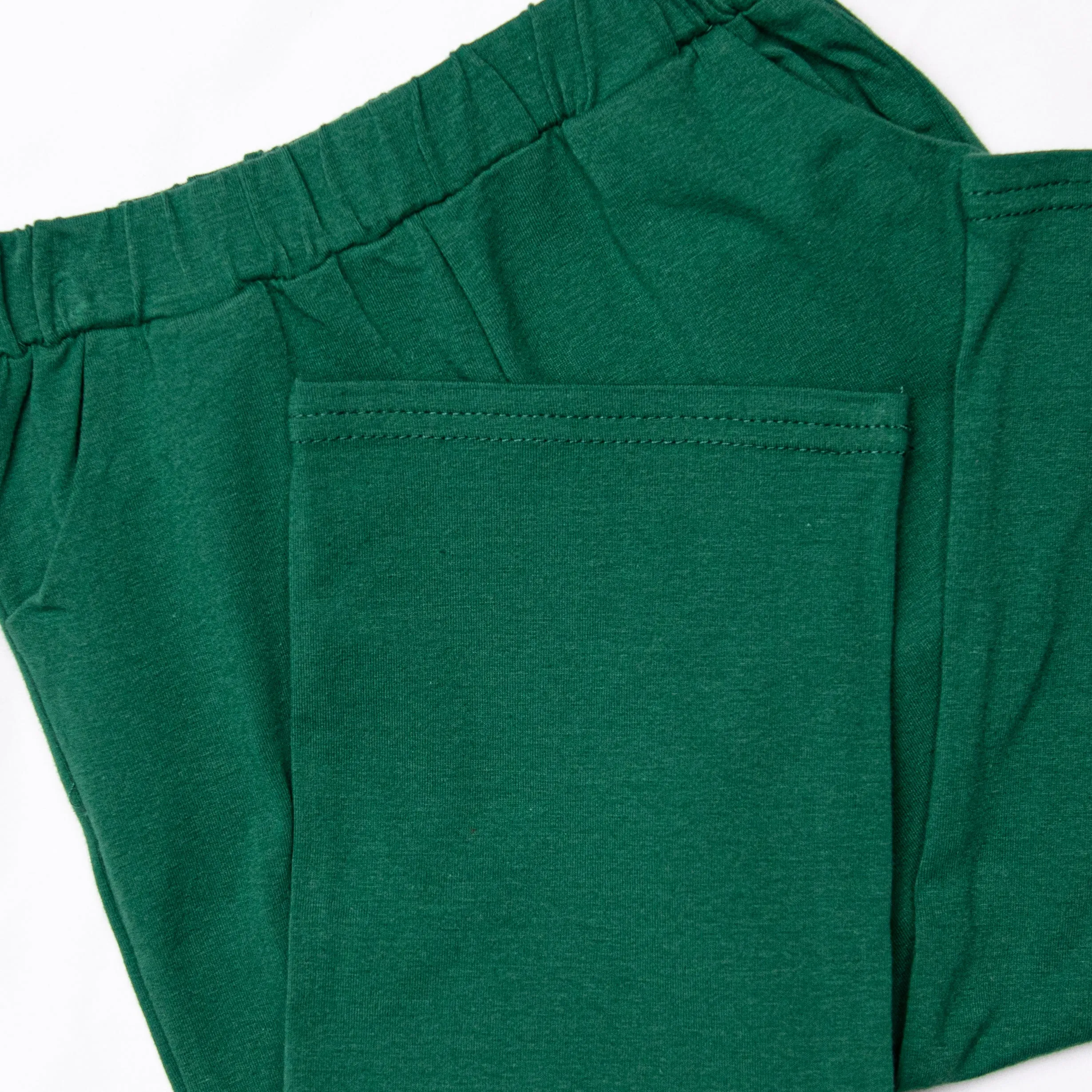 Evan Pant Set, Hunter Green Stripe