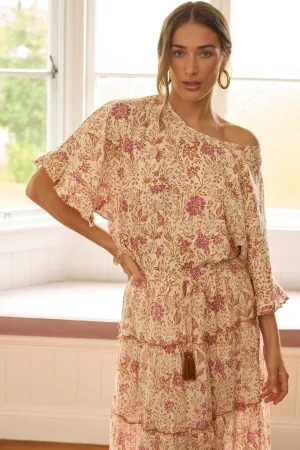 Fae Top Meander Print