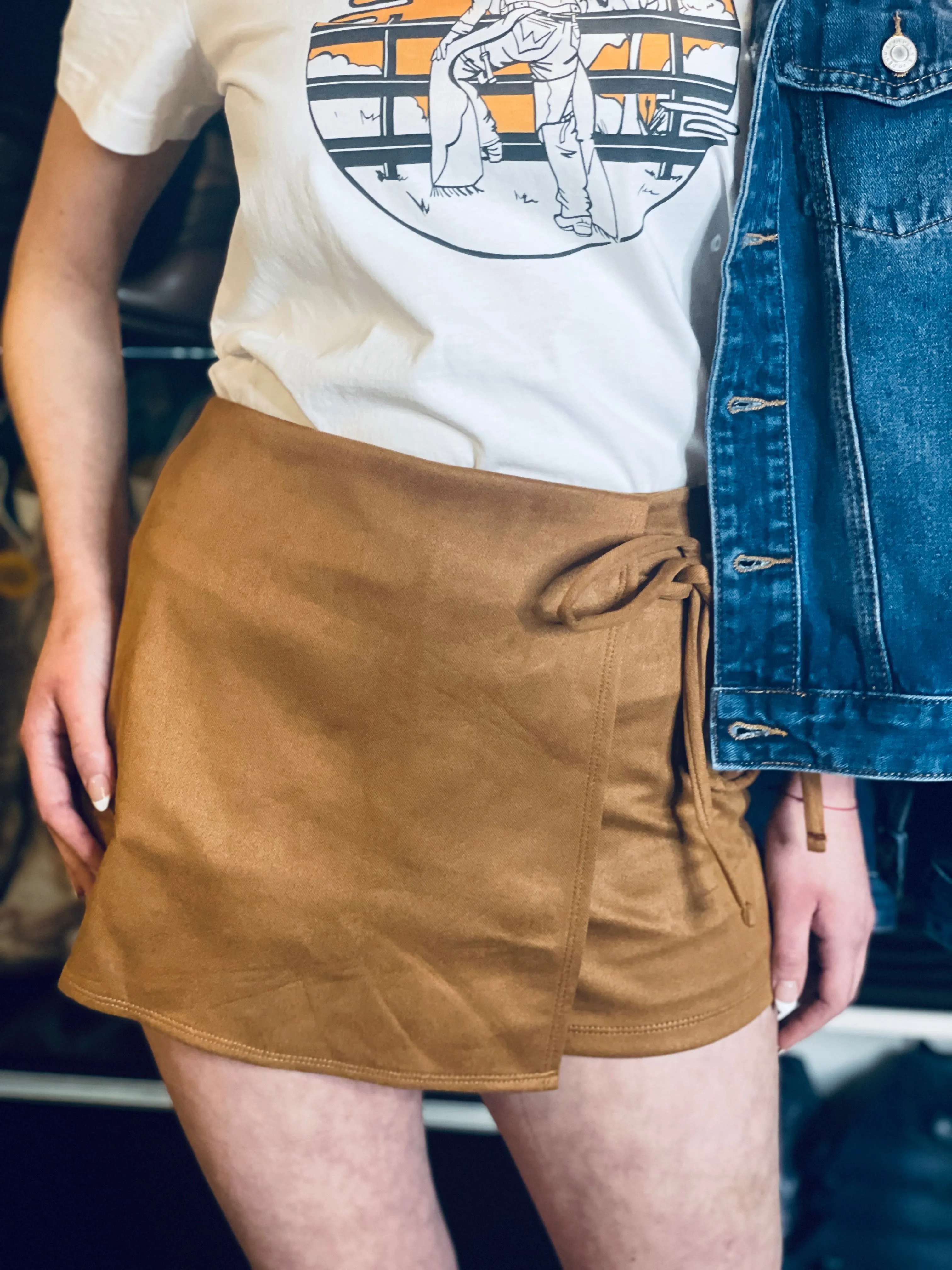 Fernanda Camel Skirt