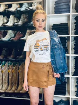Fernanda Camel Skirt