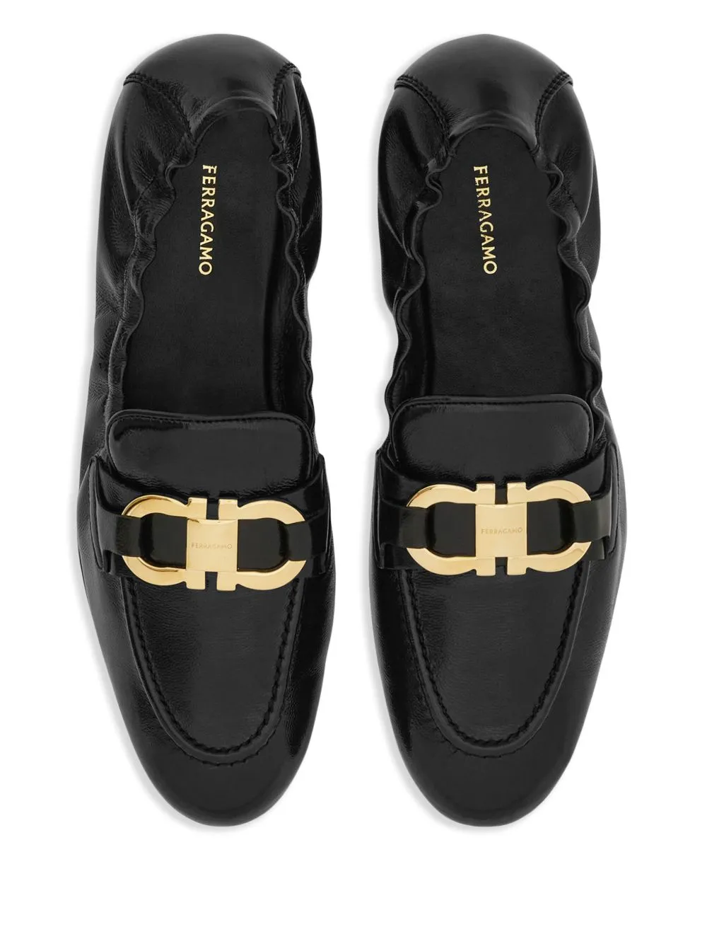 Ferragamo Flat Shoes Black