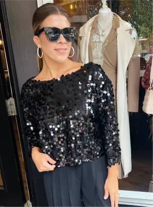 FINAL SALE Stella Sequin Top