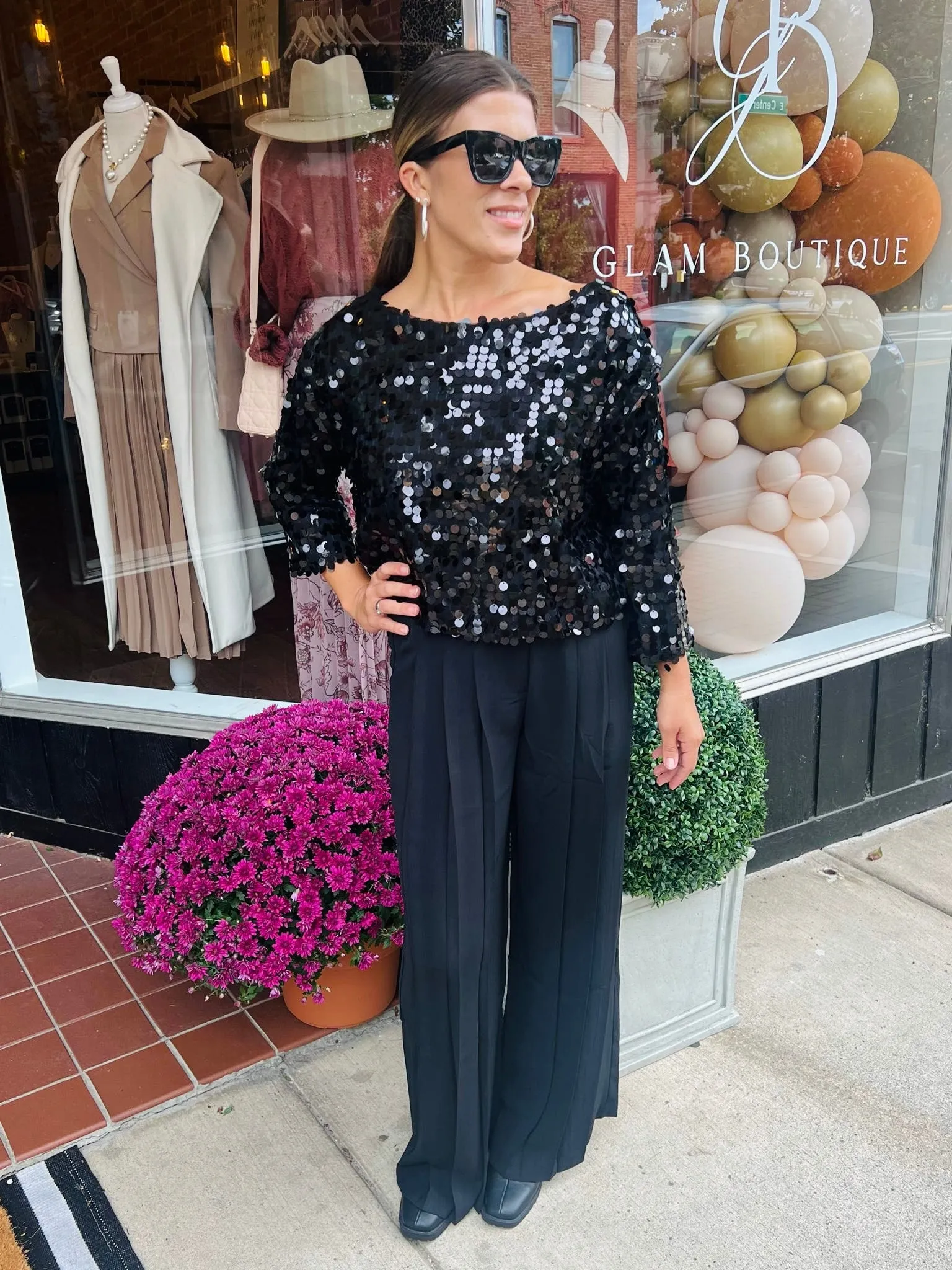 FINAL SALE Stella Sequin Top