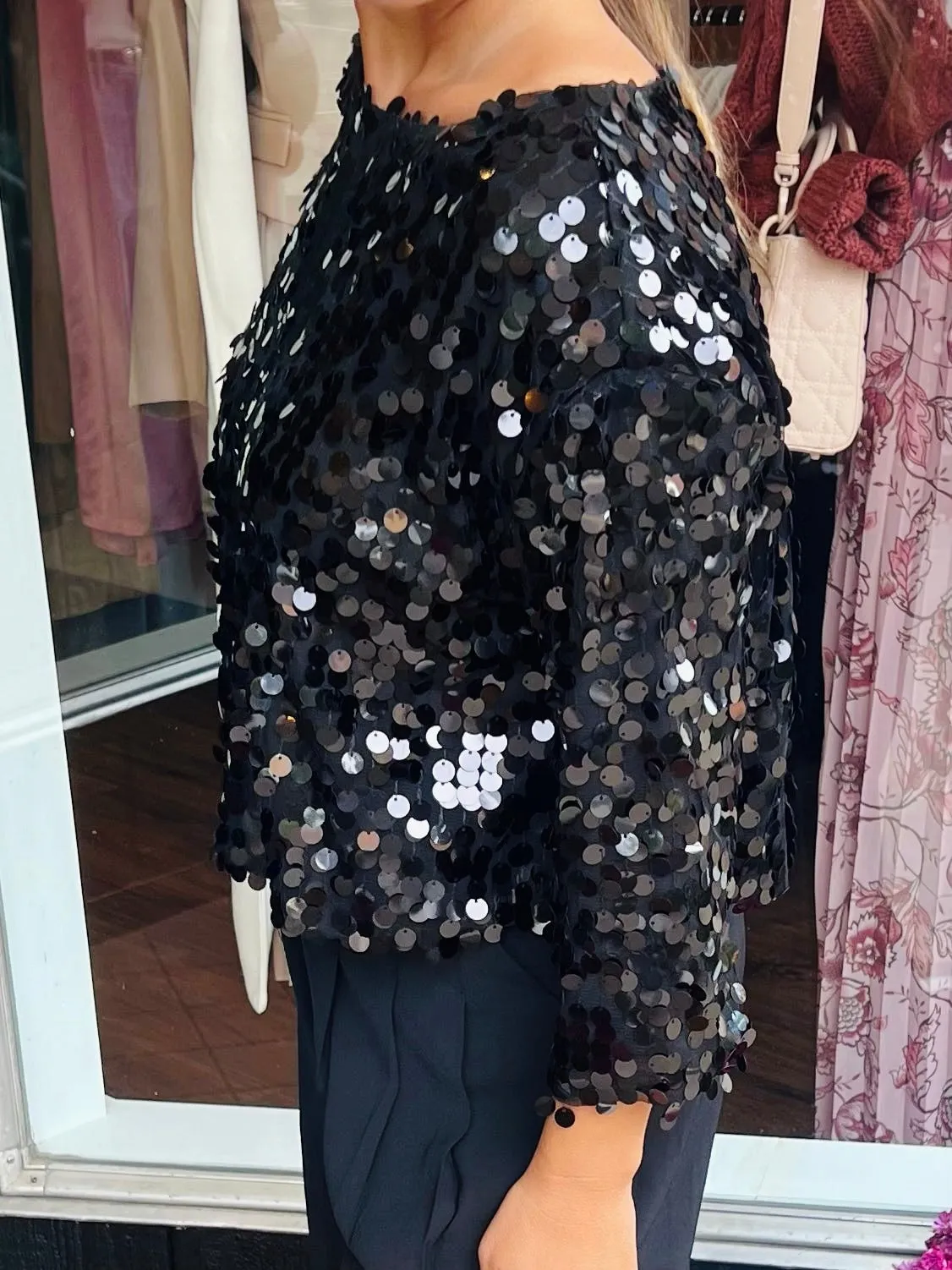 FINAL SALE Stella Sequin Top
