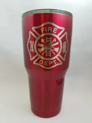 Fire dept 30oz tumbler