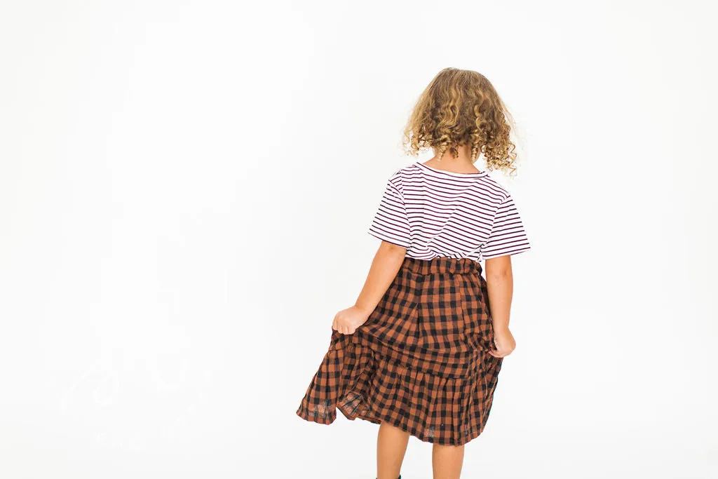 Gingham Skirt