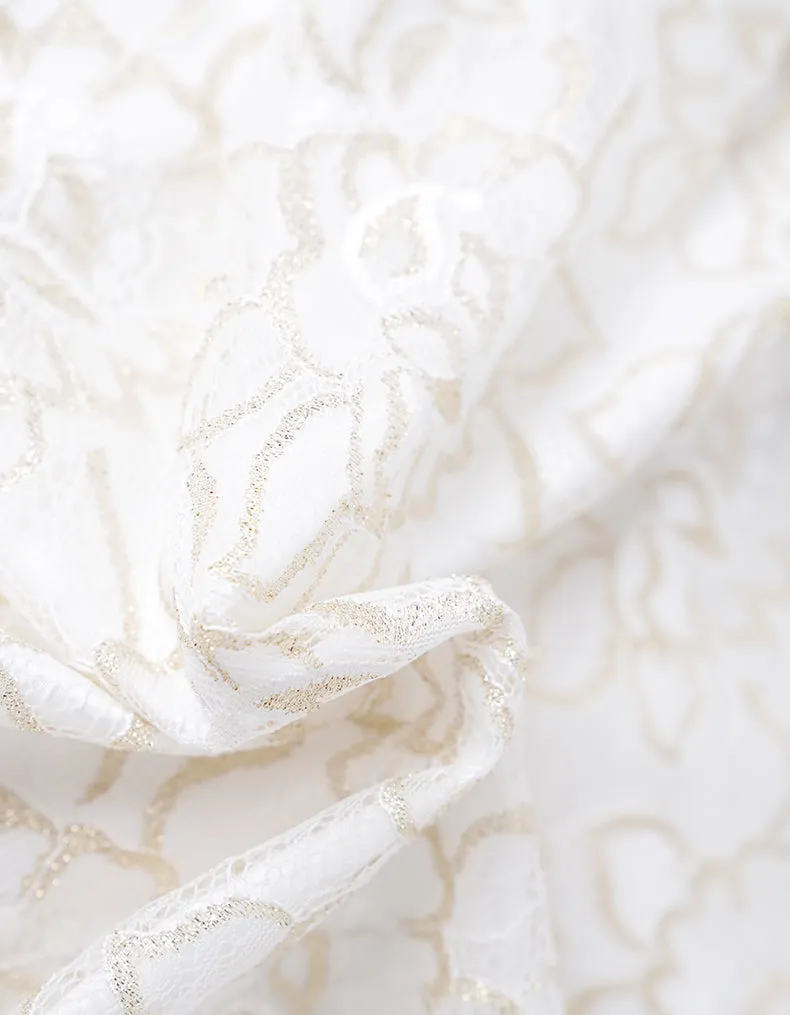 Golden White Qipao Cheongsam