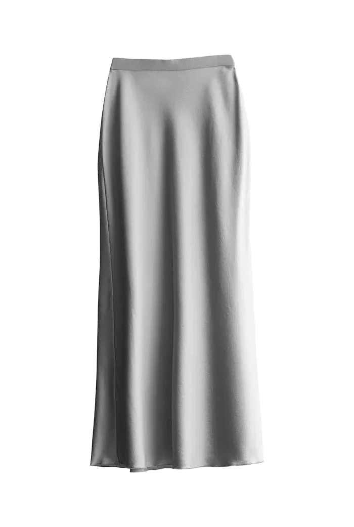 Hana Silk Satin Skirt