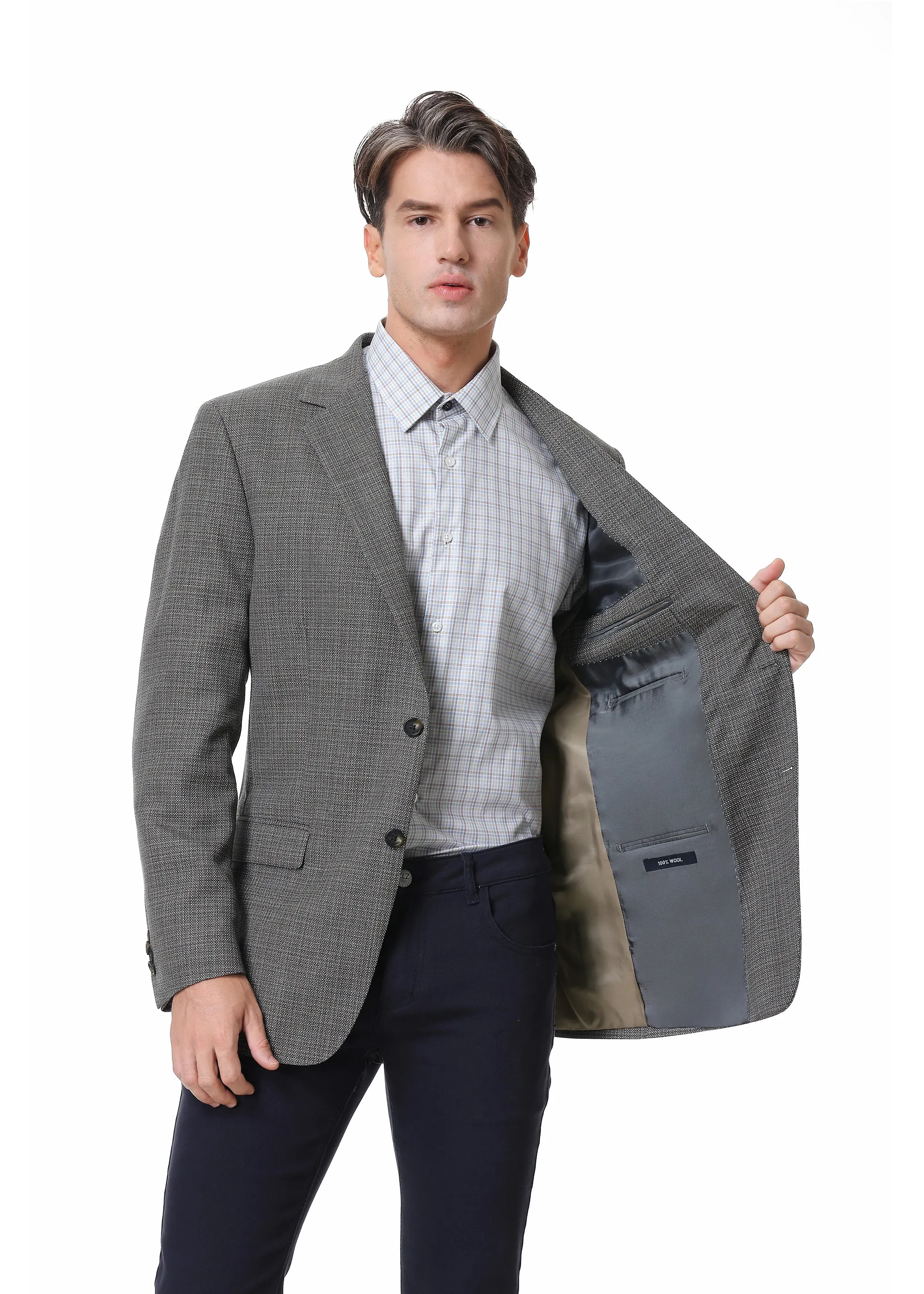 Hechter Paris Modern Fit Wool Sport Coat