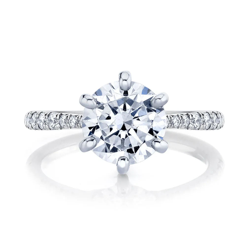 HS Original Six Prong Diamond Solitaire