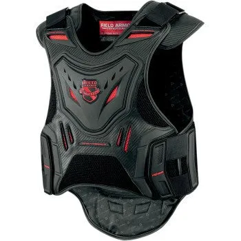 ICON Field Armour Stryker Vest - Black / Red