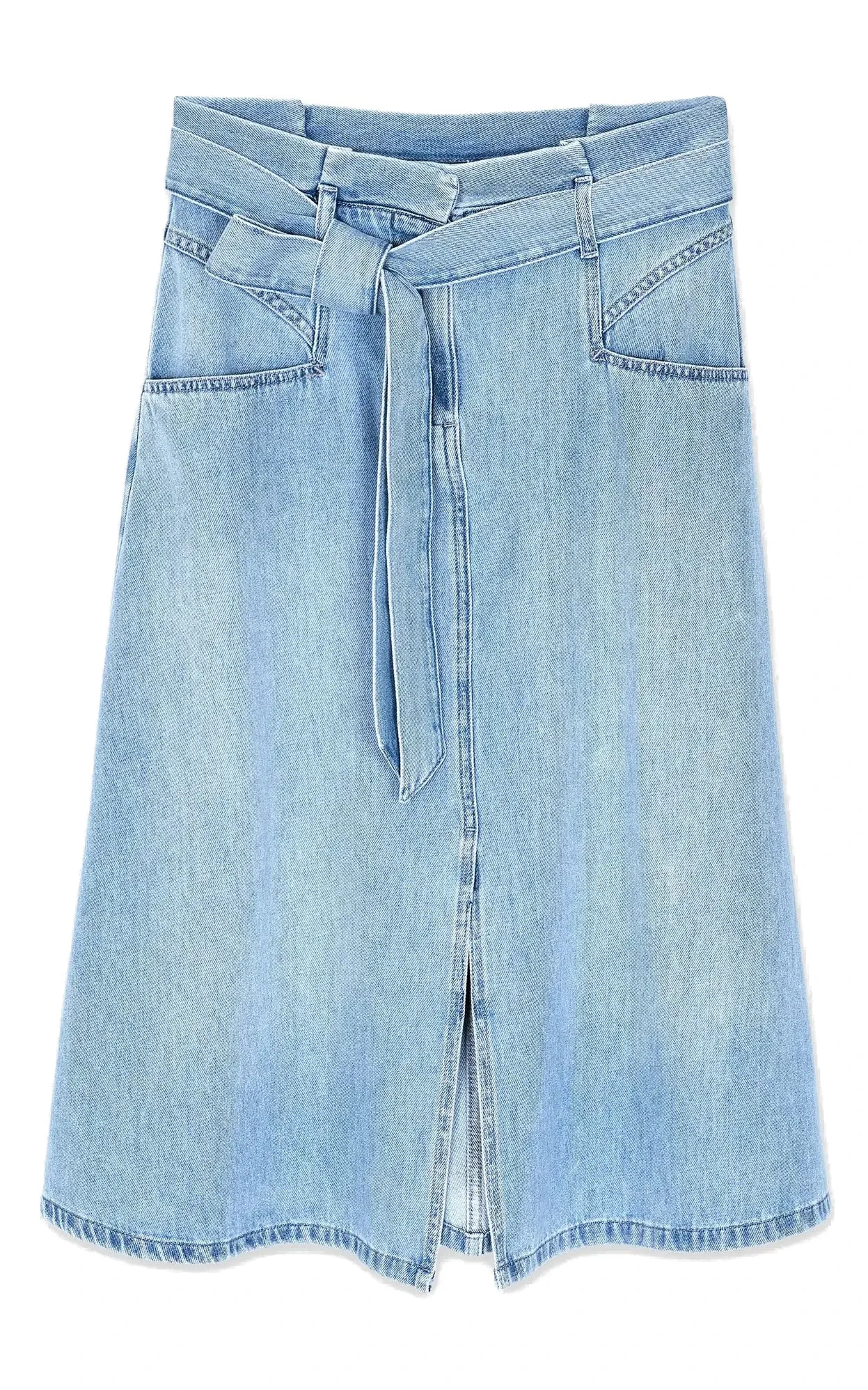 Inoa Midi Rok Blauw