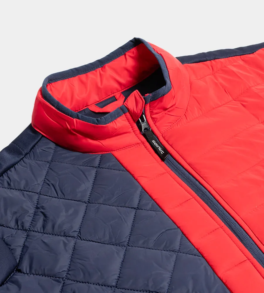 INSULA JACKET - NAVY / RED