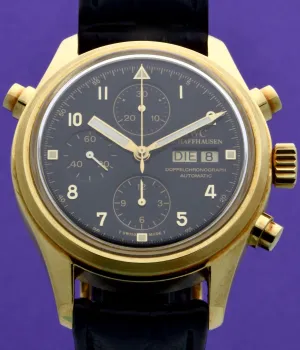 IWC, Doppelchronograph, Split, Ref. 3711 in Yellow Gold
