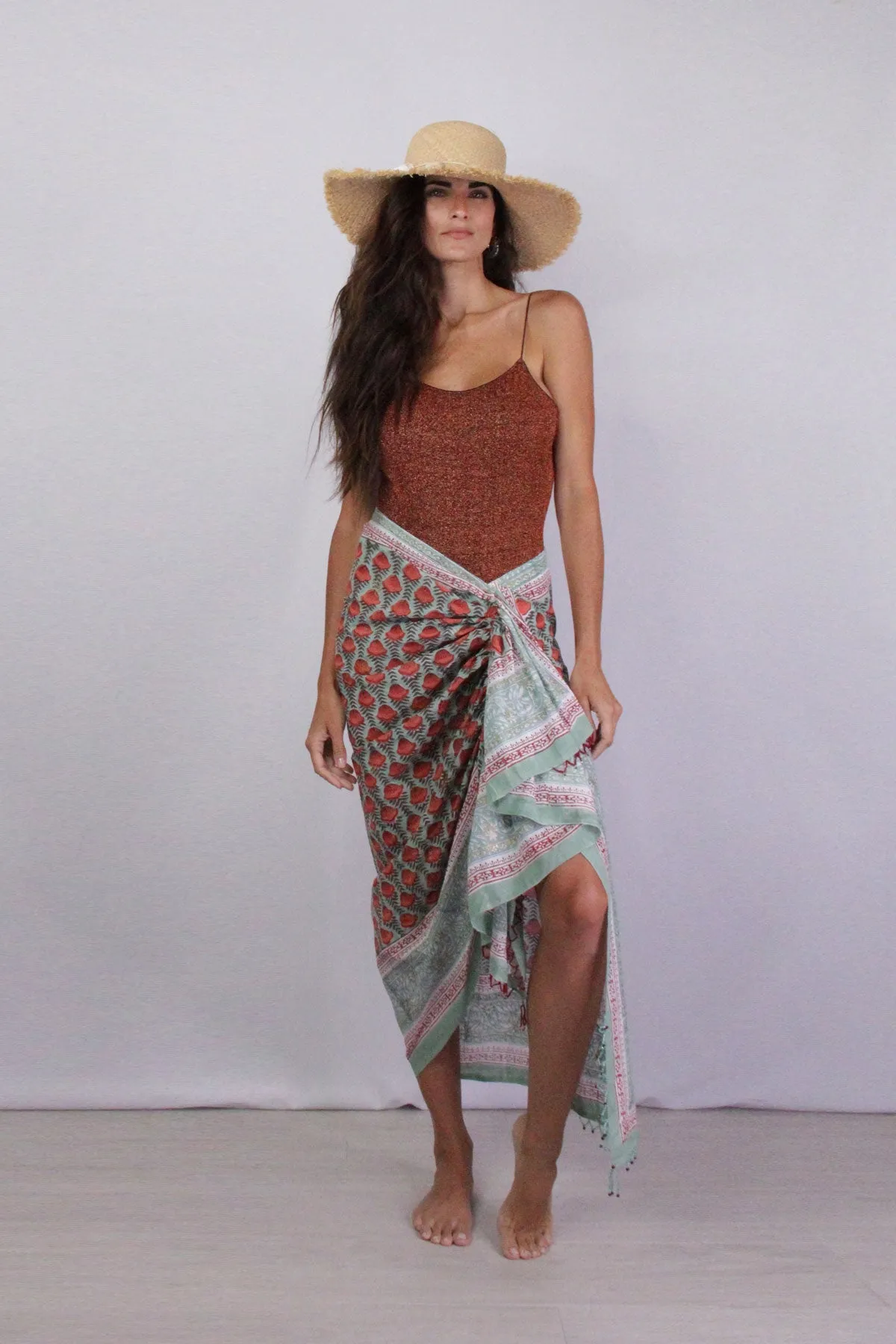 Jelly Pareo Skirt in Multi