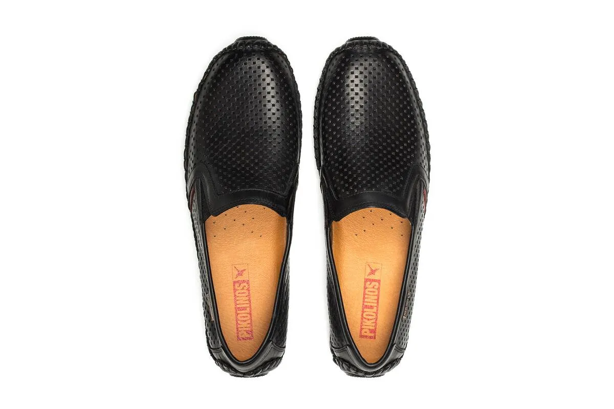 'Jerez' men's perforated loafer - Black