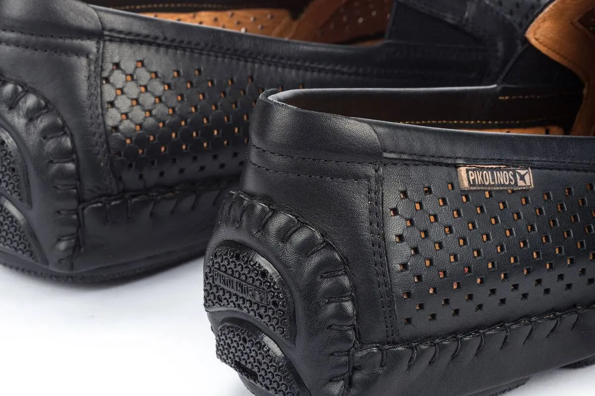 'Jerez' men's perforated loafer - Black