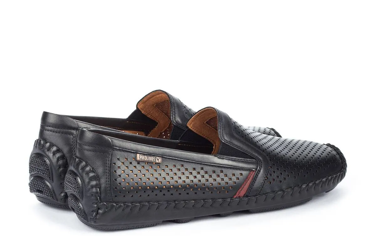 'Jerez' men's perforated loafer - Black