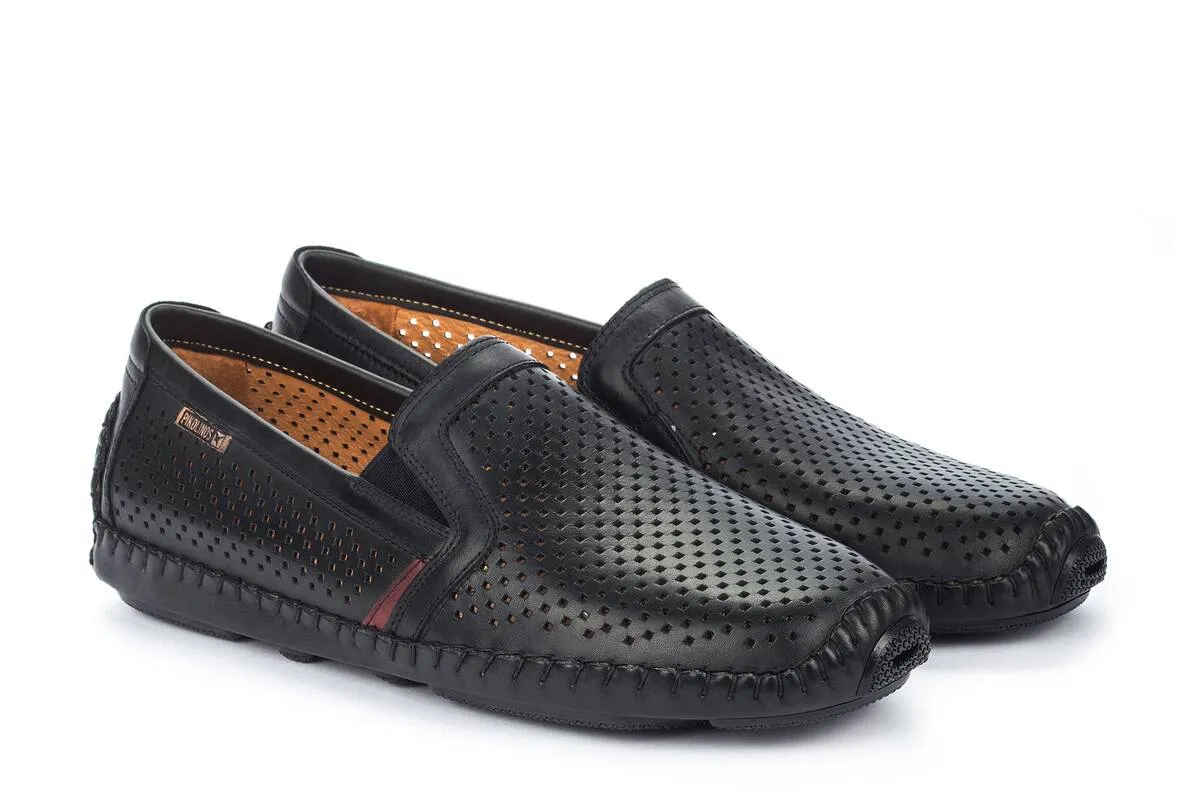 'Jerez' men's perforated loafer - Black