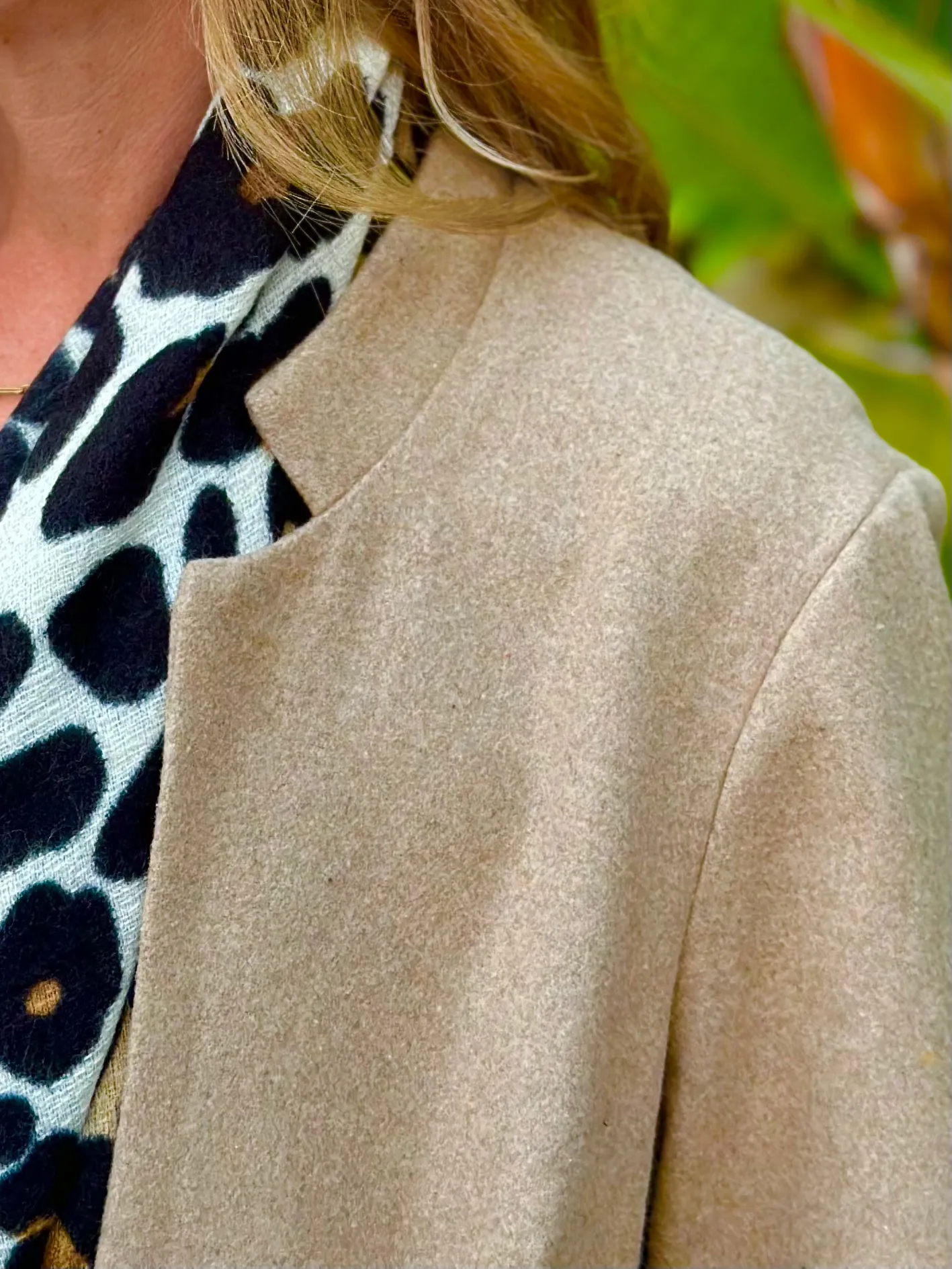 JK11 COLLARLESS COAT