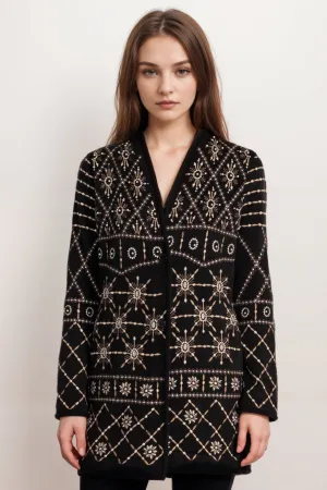Johnny Was Biya Rhodes Pearl Midi Cardigan B57924-O *
