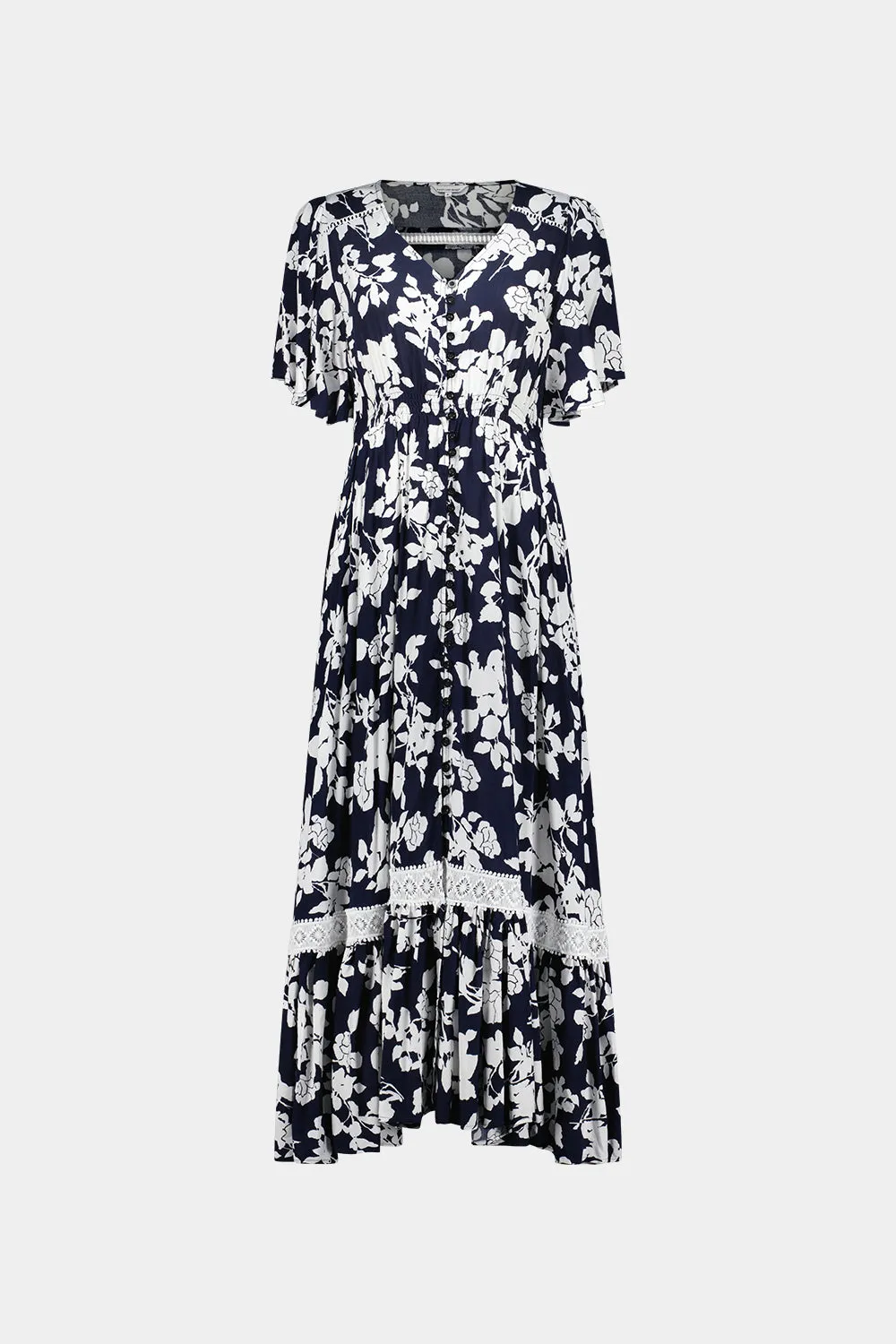 Jolander Dress Navy Floral