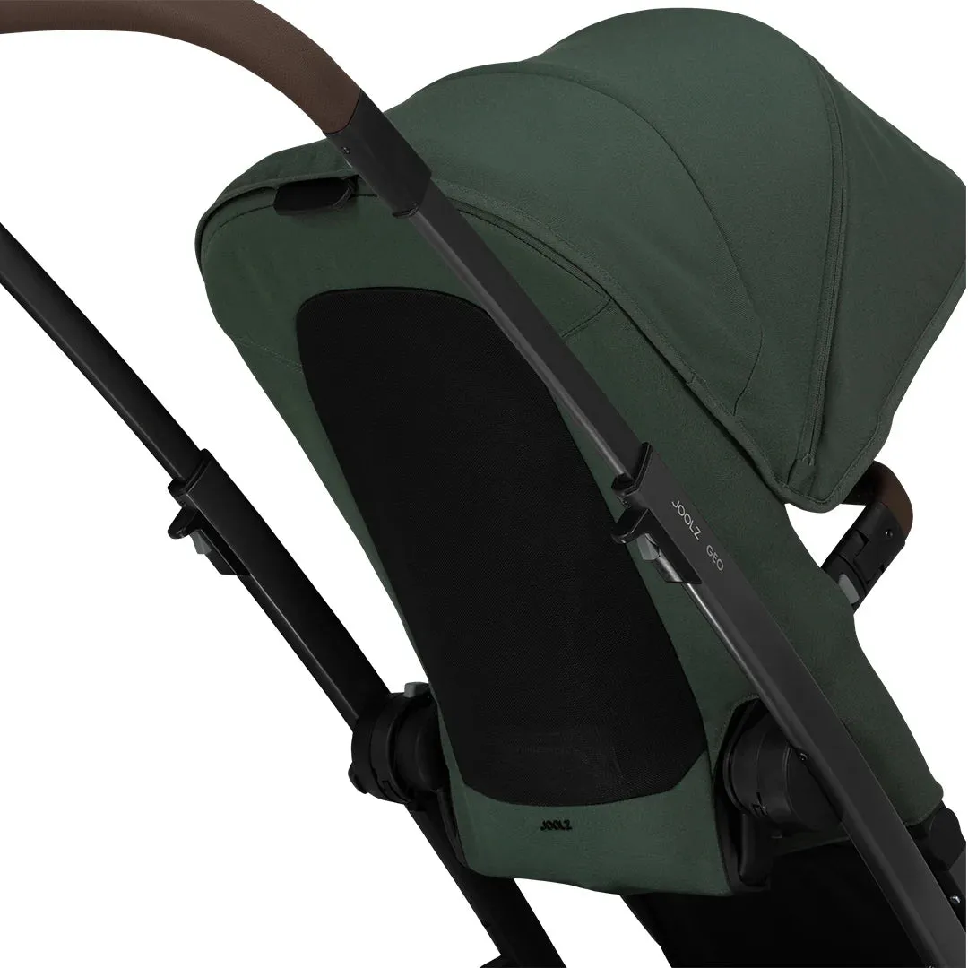 Joolz Geo3 Classic Bundle - Forest Green with Cloud T i-Size Car Seat and Base T