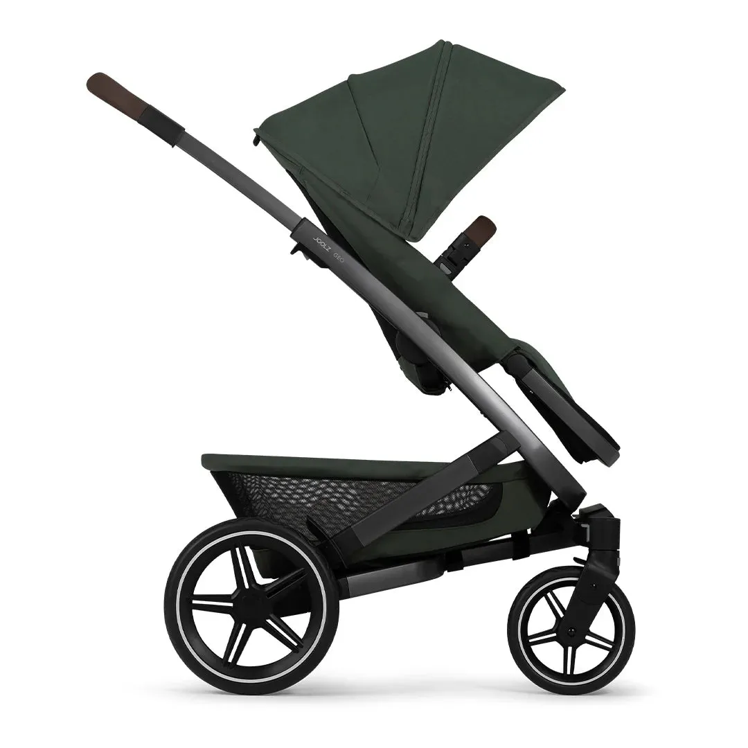 Joolz Geo3 Classic Bundle - Forest Green with Cloud T i-Size Car Seat and Base T
