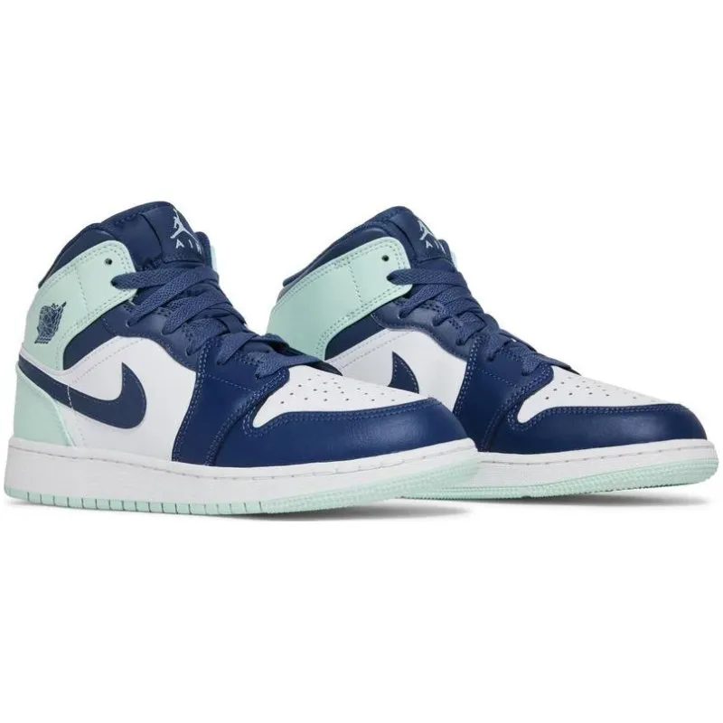 Jordan 1 Mid Blue Mint (GS)
