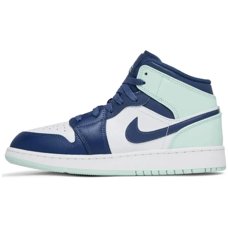 Jordan 1 Mid Blue Mint (GS)
