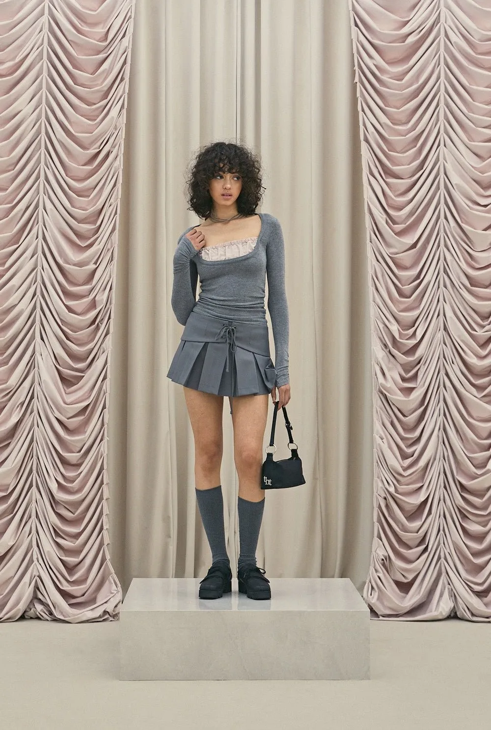 Layered belt skirt