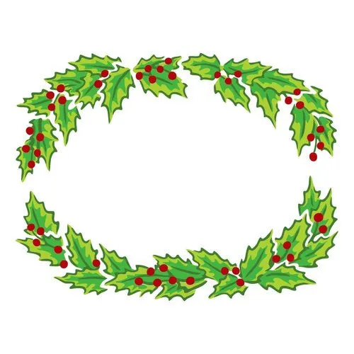 Layered Holly Wreath TCW6944 A2 Layered Stencil