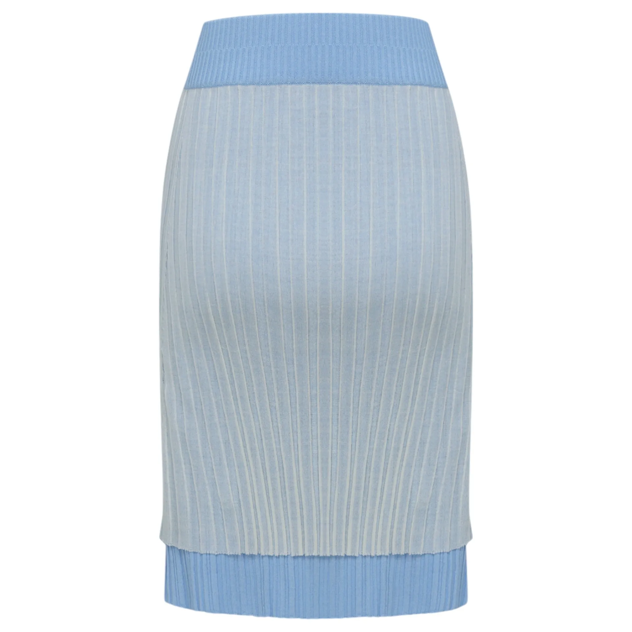 LAYERED SKIRT / BLUE