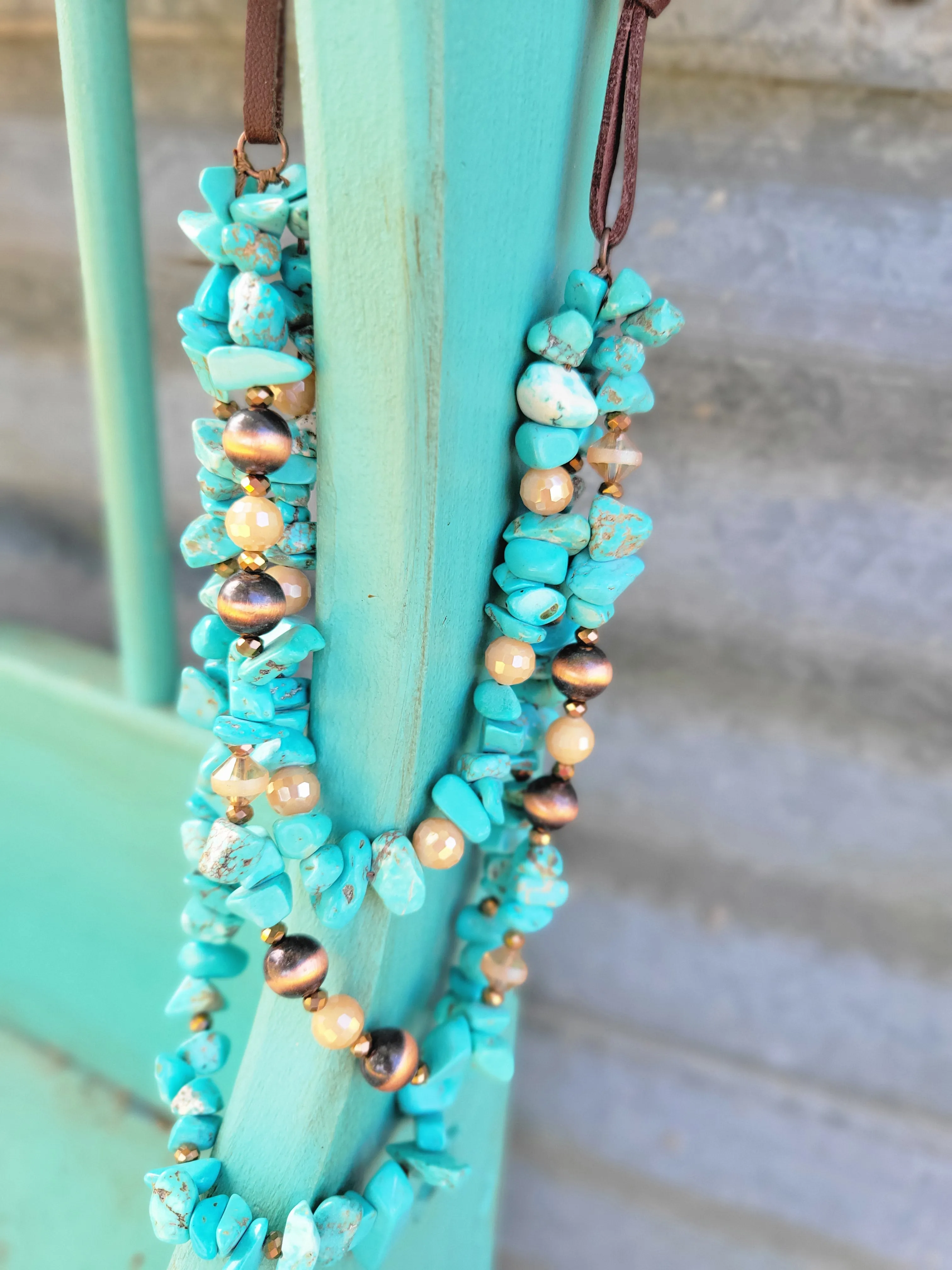 Layered Turquoise Necklace