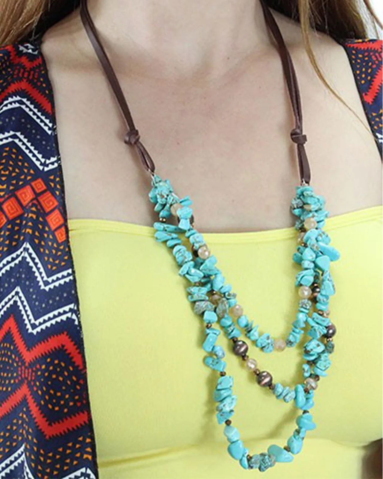 Layered Turquoise Necklace
