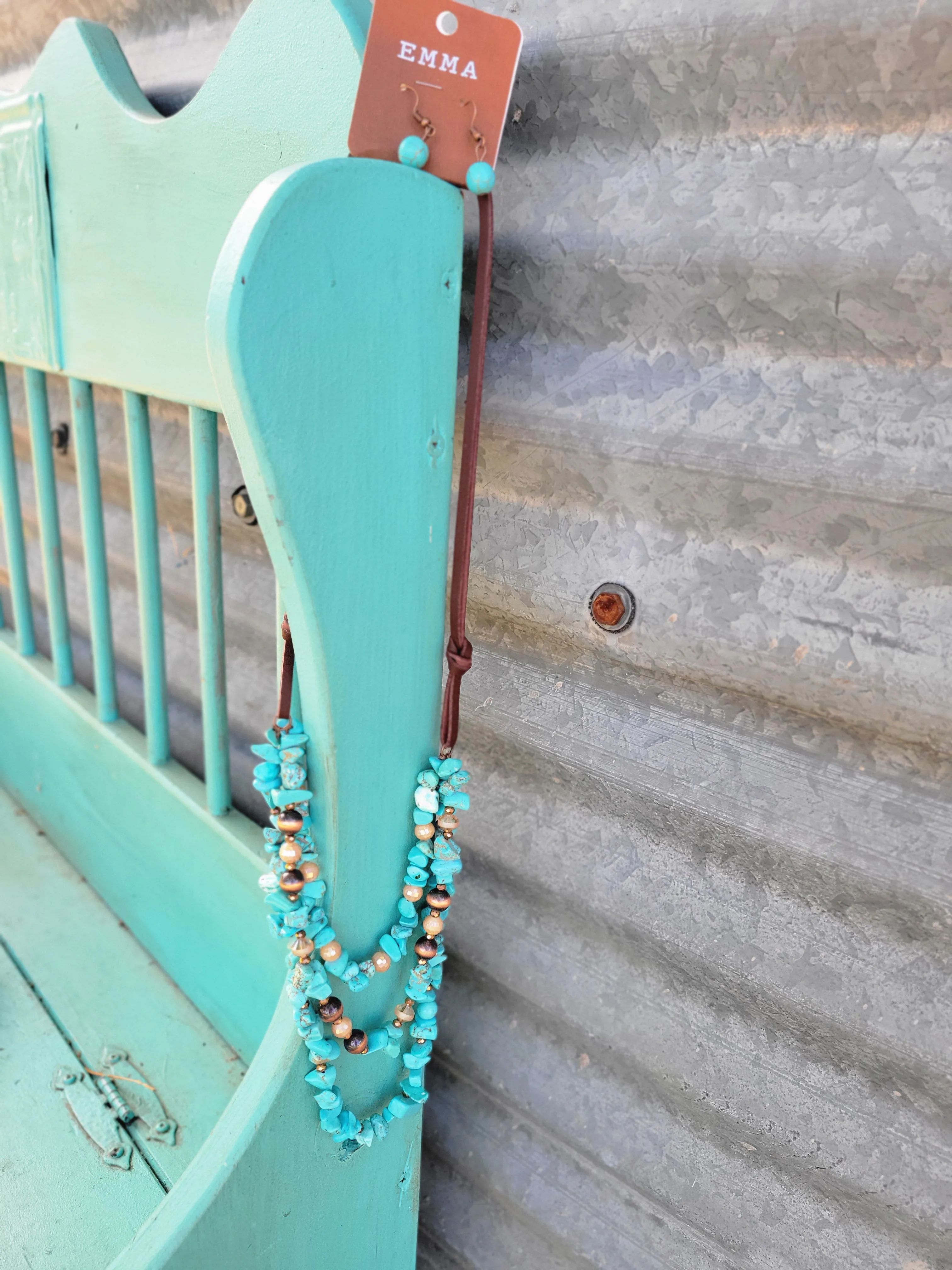 Layered Turquoise Necklace