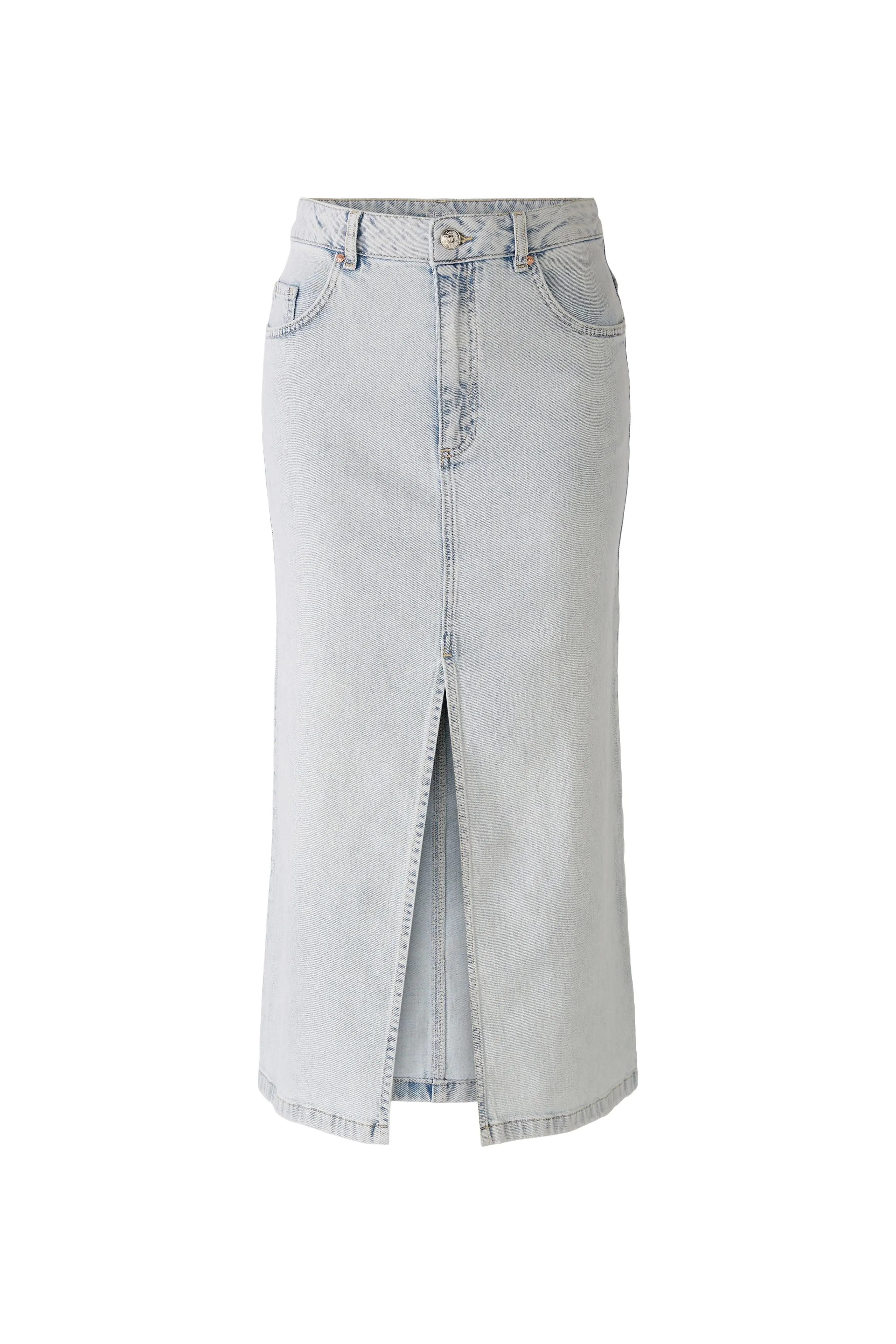 Light Denim Long Skirt