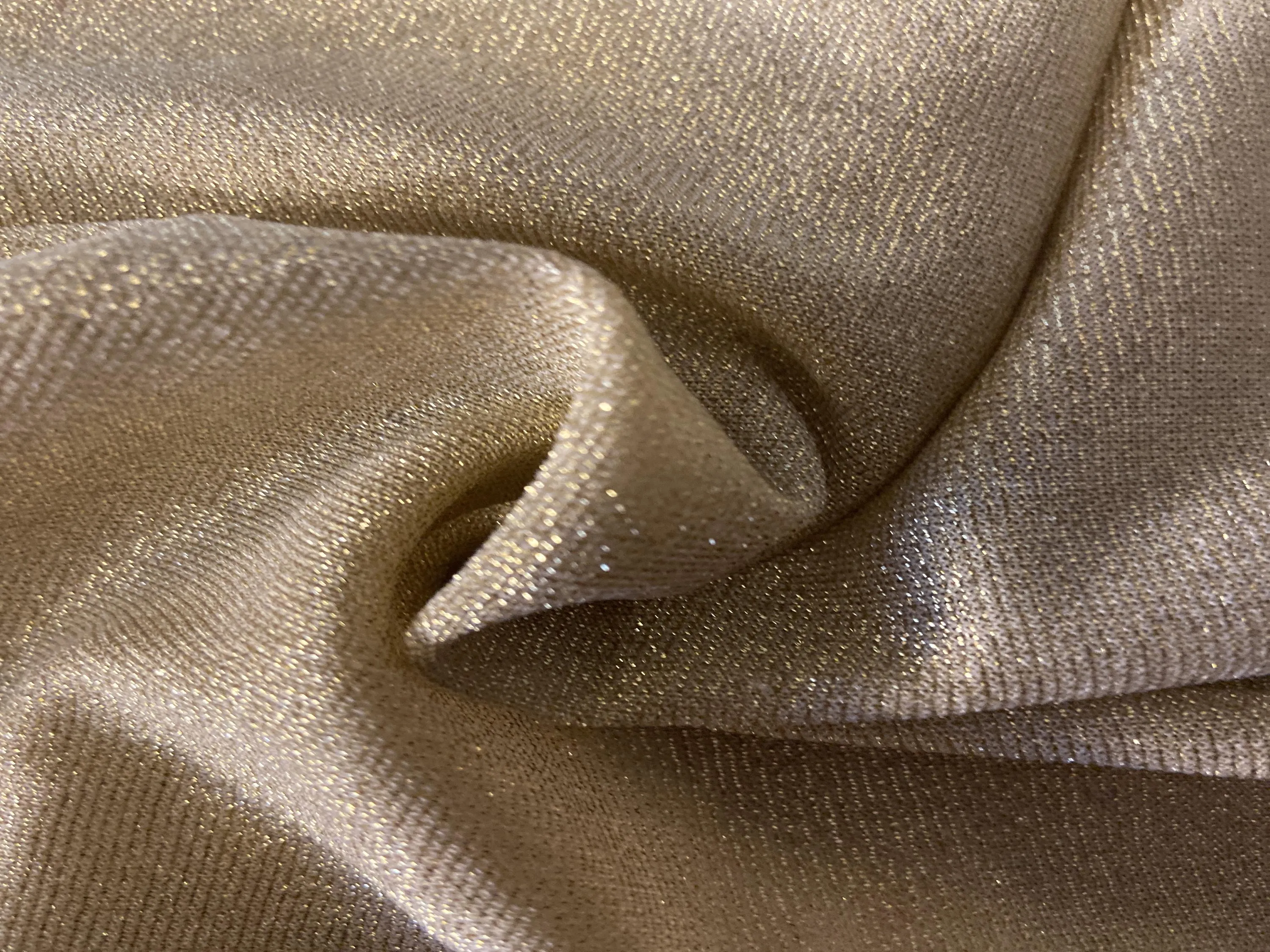 Light Gold Glitter Knit