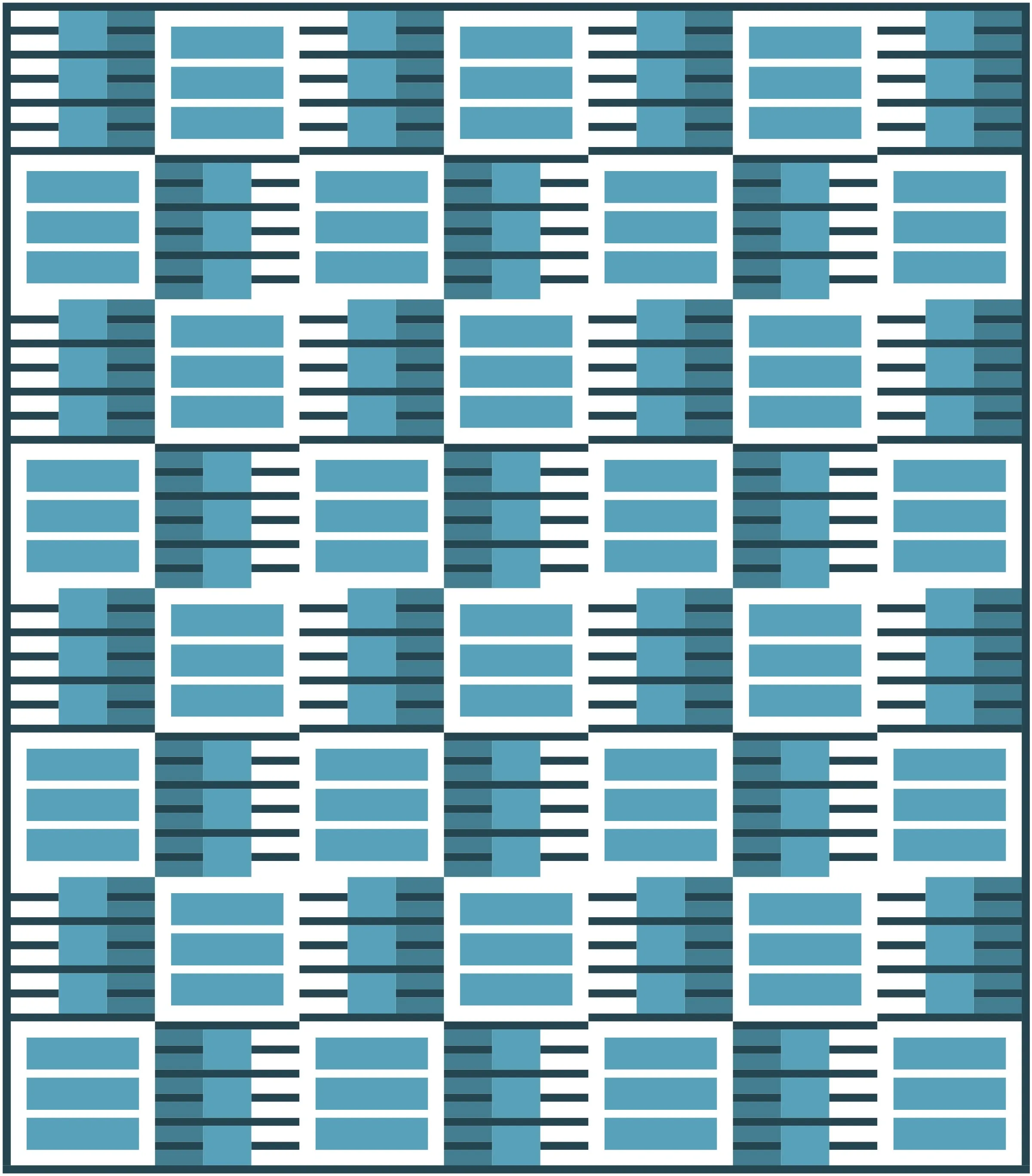 Linework Quilt Block Pattern