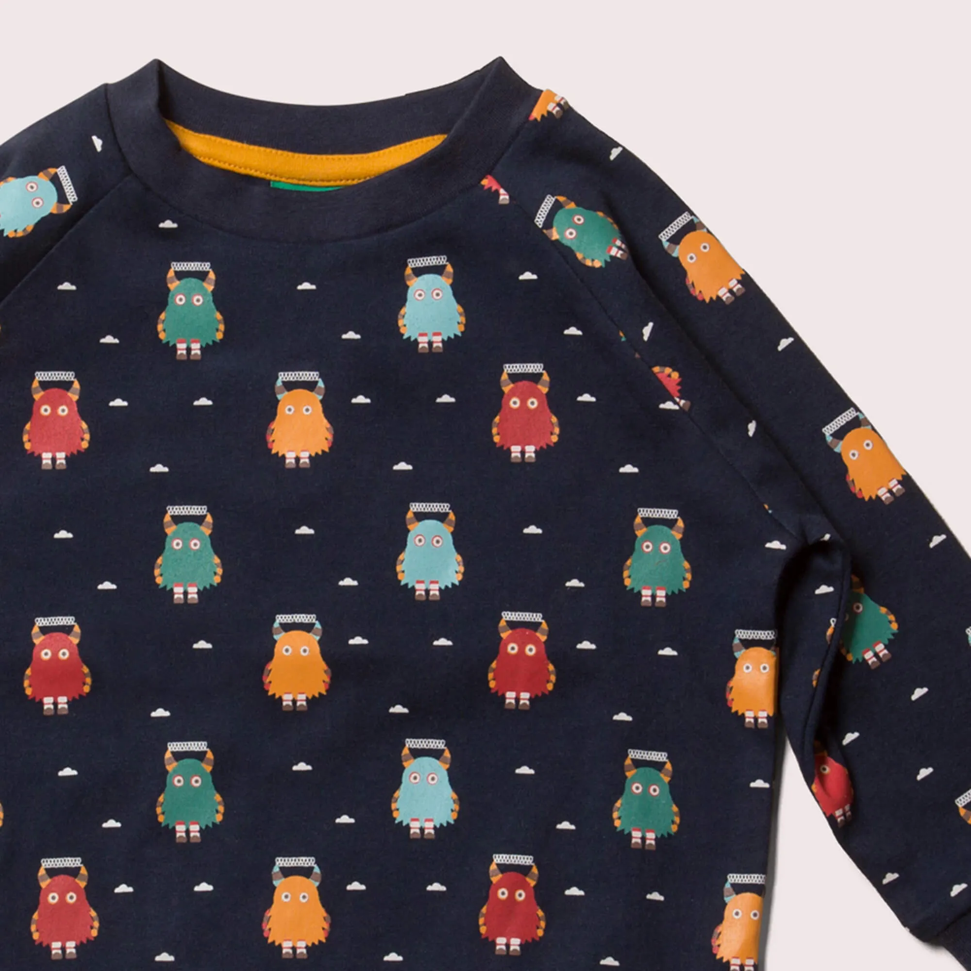 Little Monsters Long Sleeve Raglan Sweatshirt