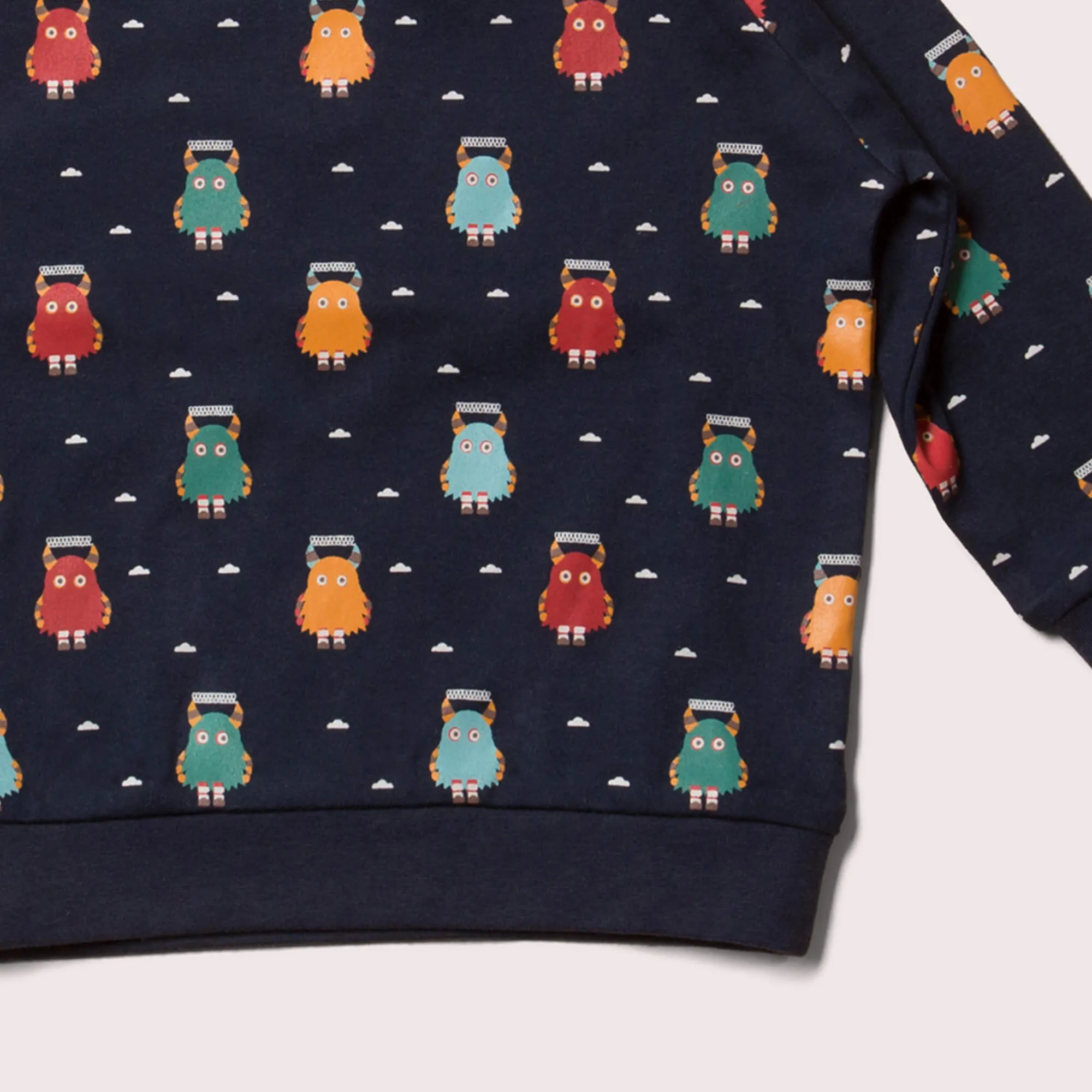 Little Monsters Long Sleeve Raglan Sweatshirt