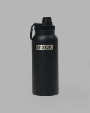 LSKD x Fitstop Hydrosphere 32oz Insulated Metal Bottle - Black