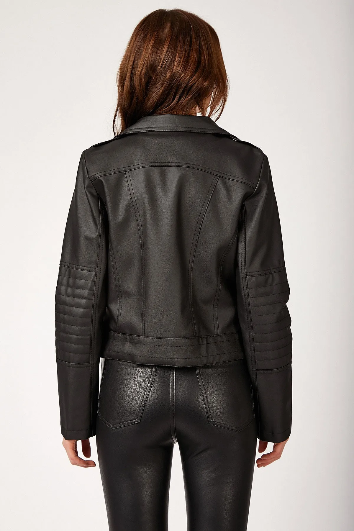 <tc>Veste en simili cuir de style biker 1025.</tc>