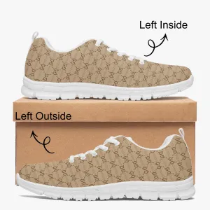 Luxury Doggie Print Sneakers for Men Women, Running Shoes For Dog Lovers