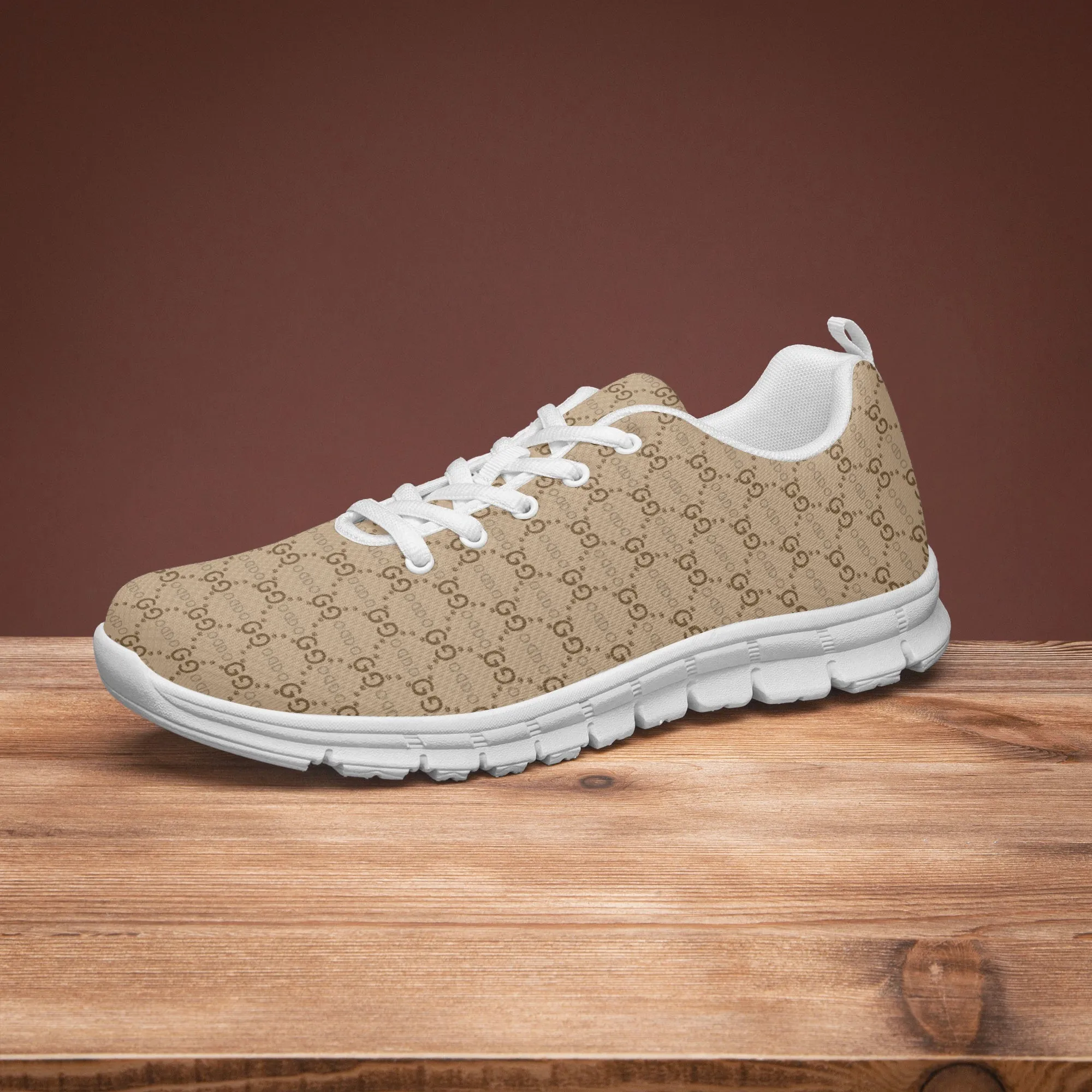 Luxury Doggie Print Sneakers for Men Women, Running Shoes For Dog Lovers
