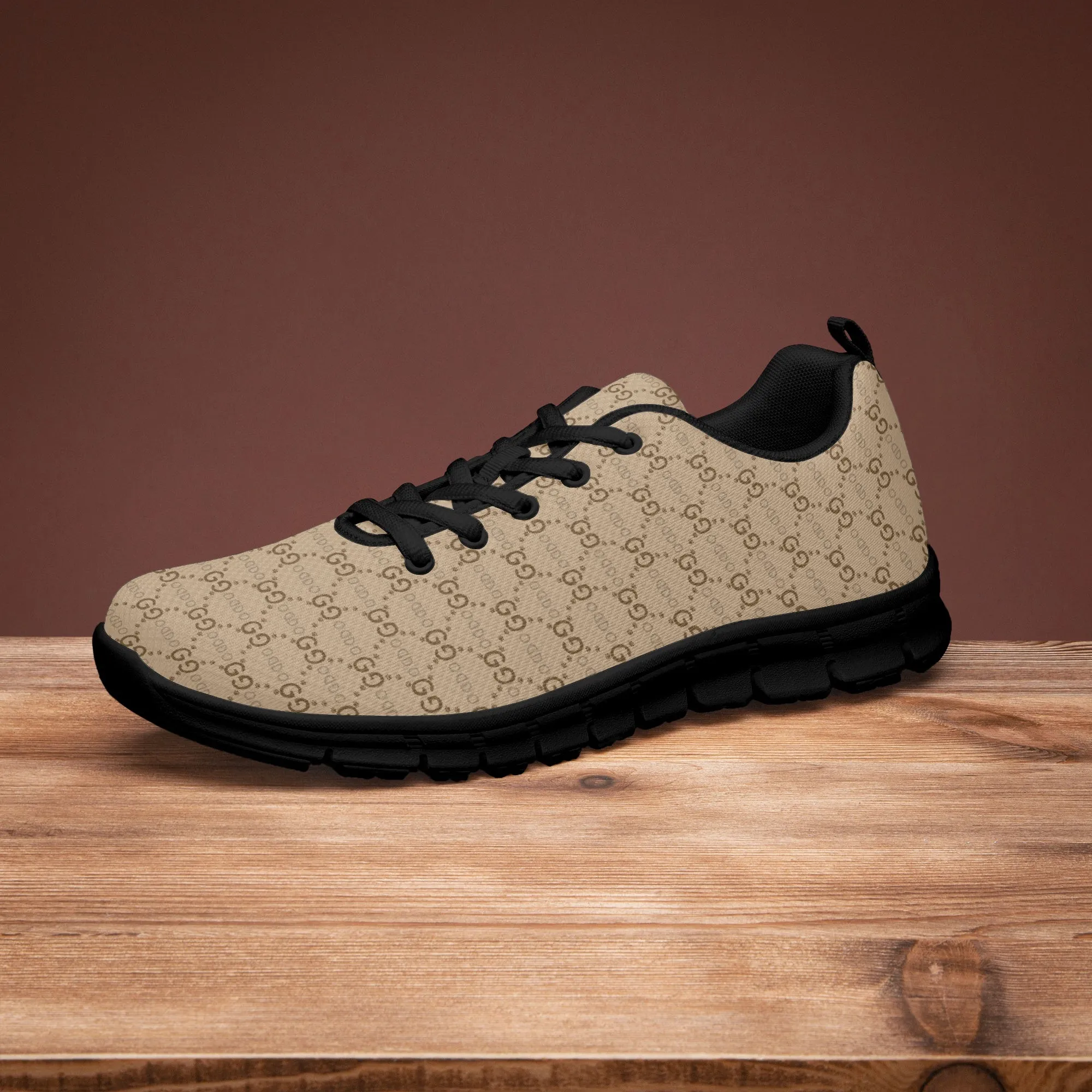 Luxury Doggie Print Sneakers for Men Women, Running Shoes For Dog Lovers